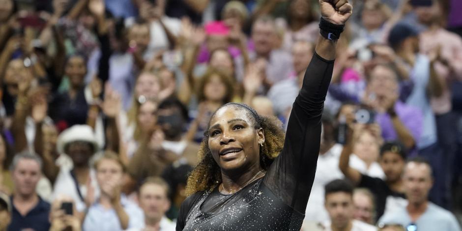 Serena Williams, tras ganar en la Primera Ronda del US Open ante Danka Kovinic.