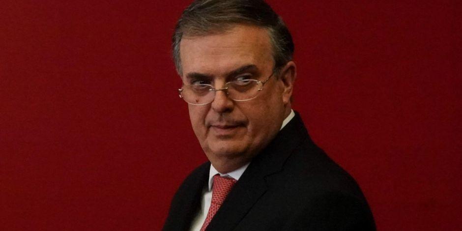 Marcelo Ebrard, titular de Relaciones Exteriores.