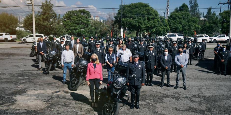 Autoridades de Huixquilucan, en el Estado de México.