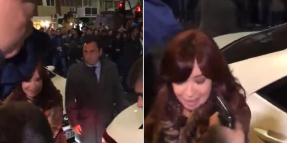 Sujeto intenta asesinar a la vicepresidenta argentina Cristina Fernández.