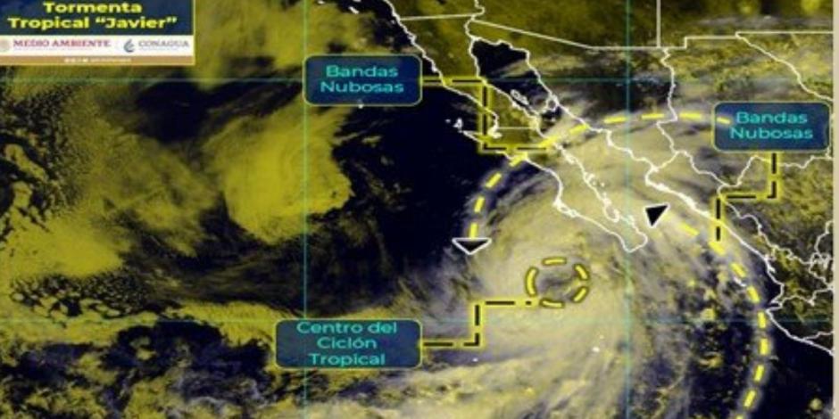 Suspenden clases en La Paz y Los Cabos por tormenta tropical “Javier”.