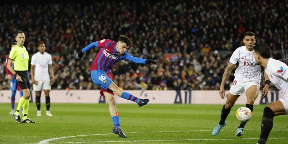 Barcelona superó 1-0 al Sevilla el pasado 3 de abril en la Jornada 20 de la Temporada 2021-2022 de LaLiga.