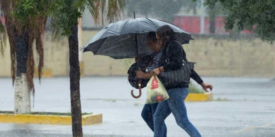 Activan Alerta Amarilla por lluvias en 9 alcaldías de la CDMX