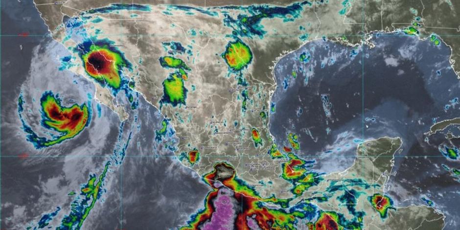Conagua vigila tormenta tropical "Javier" y nueva zona de baja presión.