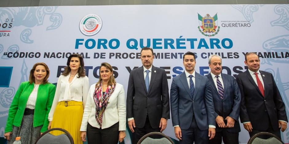 Ministra Margarita Ríos Farjat celebra diálogo institucional e inaugura foro hacia legislación única en procedimientos civiles en Querétaro.