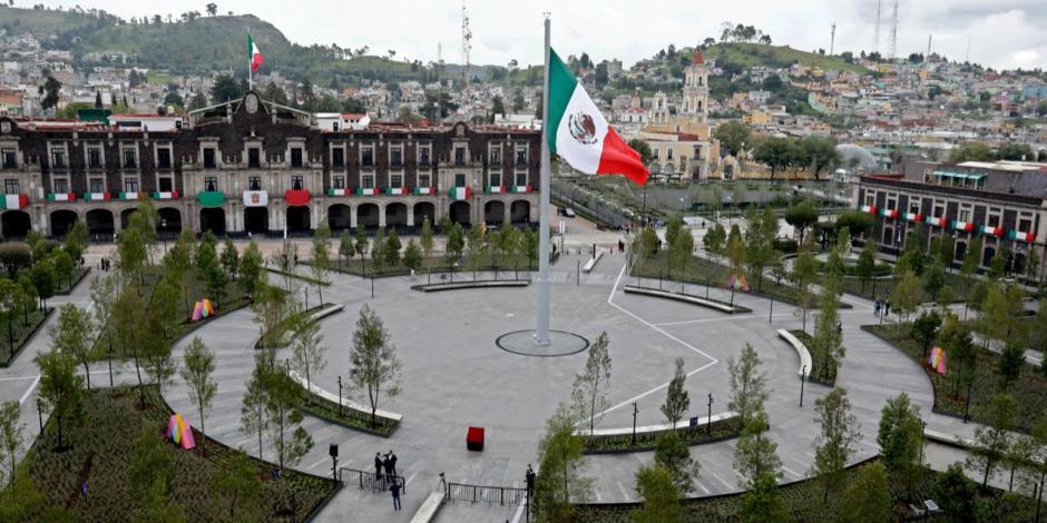 Plaza de los Mártires en Toluca.