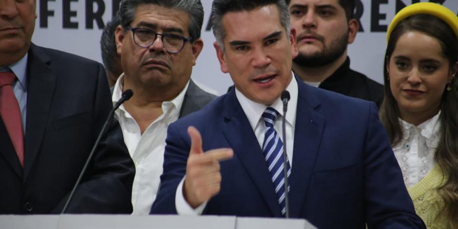 El dirigente nacional del PRI, Alejandro Moreno, sentencia que no dejará dirigencia del partido hasta que termine el periodo por el que fue electo con casi dos millones de votos