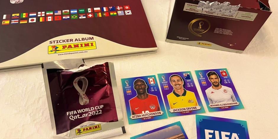 El álbum Panini de la Copa del Mundo Qatar 2022.