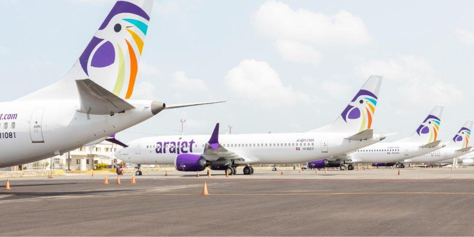 Aerolínea dominicana Arajet pospuso una semana su aterrizaje en el AIFA.