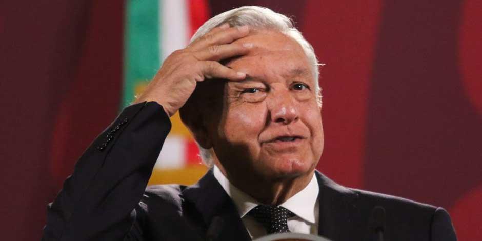 En la imagen, el Presidente de México, Andrés Manuel López Obrador