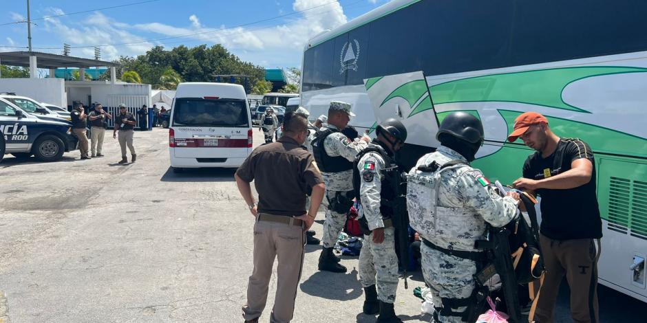 INM rescata a 66 migrantes en Quintana Roo.
