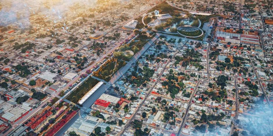 Proyecto del Gran Parque La Plancha se convertirá en pulmón verde para Yucatán; tendrá lago artificial, malecón, skatepark, parque para mascotas, gimnasio al aire libre y muchas otras amenidades