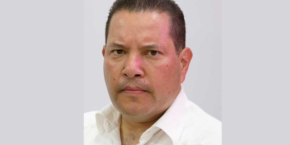 Imagen de Manelich Castilla cuando fue presentado como secretario de Seguridad Pública en Quintana Roo, el 26 de septiembre de 2022