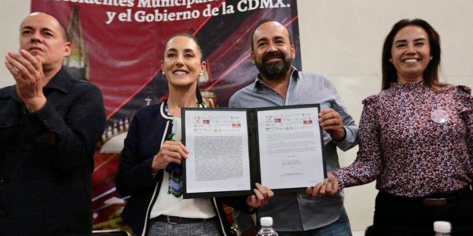 CDMX firma convenio en tecnología e innovación con 16 municipios de Jalisco.