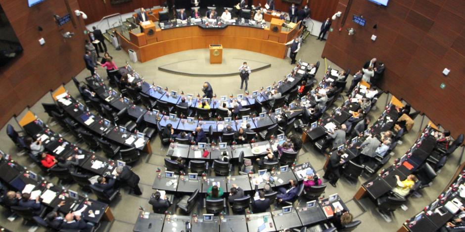 En la imagen, un aspecto de la Sesión Ordinaria en el Senado de la República, el pasado 6 de septiembre de 2022