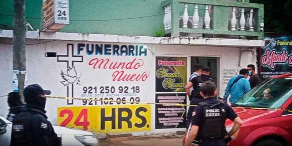 Sujetos armados atacan funeraria en Coatzacoalcos, Veracruz, y hieren a tres personas