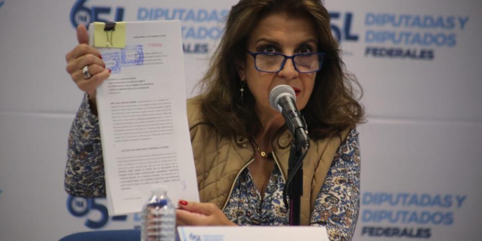 Diputada del PAN, María Elena Pérez-Jaen, presenta denuncia ante FGR por irregularidades de más de 9 mil millones de pesos de Segalmex