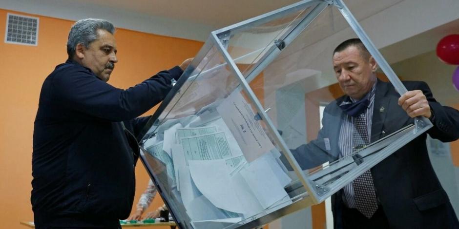 El Kremlin lleva a cabo votaciones sobre la anexión a Rusia de localidades de cuatro regiones ucranianas.