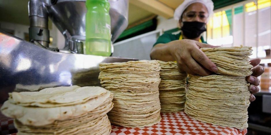 Busca Gobierno federal estabilizar precio de la tortilla entre 14 y 16 pesos el kilo.