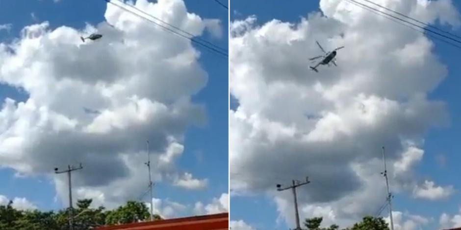 Desplome de helicóptero de la Semar en Tabasco dejó al menos tres elementos fallecidos.