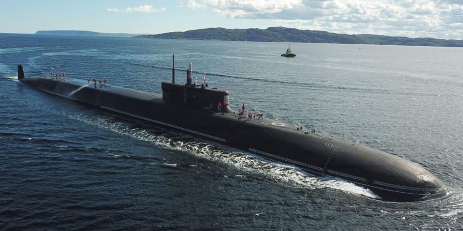 Submarino nuclear ruso K-329 Belgorod, desplegado por las Fuerzas Armadas de Vladimir Putin.