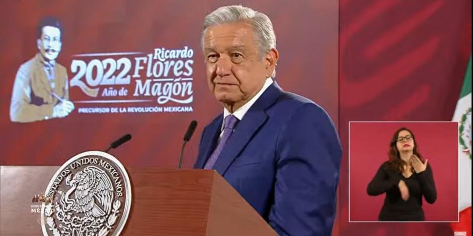 Andrés Manuel López Obrador este luns 3 de octubre en Palacio Nacional.