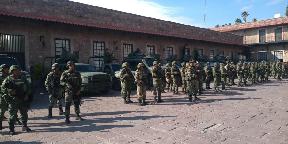 Como parte del "Operativo San Luis Seguro" se integraron 350 elementos de la Guardia Nacional.