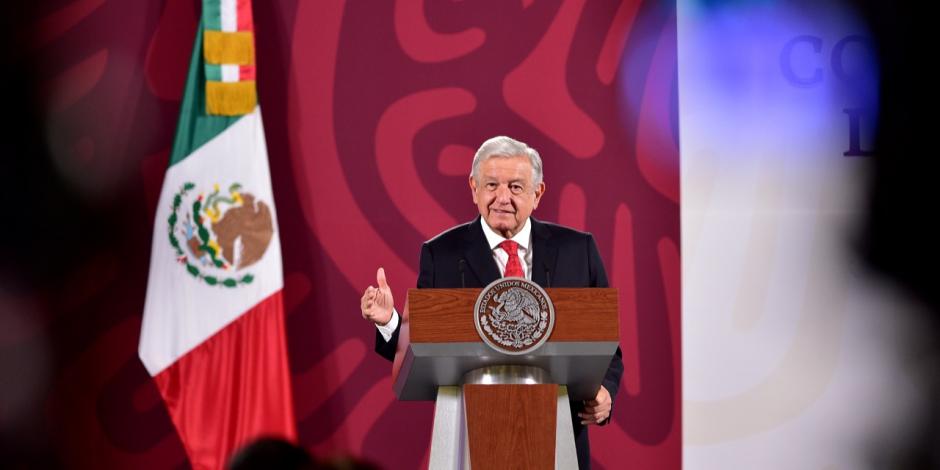 El Presidente López Obrador ofrece conferencia este 19 de julio del 2023, desde Palacio Nacional, en la Ciudad de México..