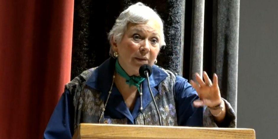 Olga Sánchez Cordero pide al Congreso de Michoacán despenalizar el aborto.