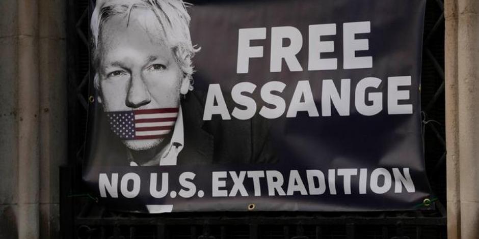 En Londres, centenares de personas piden al Gobierno británico cancelar extradición del periodista Julian Assange a Estados Unidos