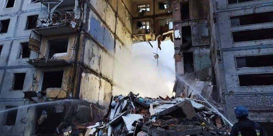 Ucrania confirma 17 muertos tras nuevos ataques rusos con misiles en Zaporiyia