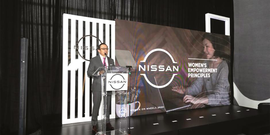 José Román, CEO de Nissan Mexicana, en conferencia de prensa.