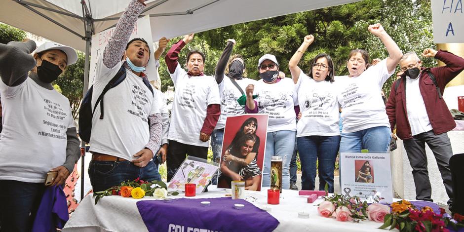 El jueves pasado, mujeres del colectivo La Voz de los Desaparecidos rindieron un homenaje a su compañera Esmeralda Gallardo, madre buscadora, quien fue asesinada el 4 de octubre.