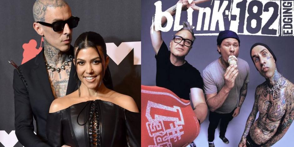 Fans dicen que regreso de Blink-182 fue gracias a Kourtney Kardashian