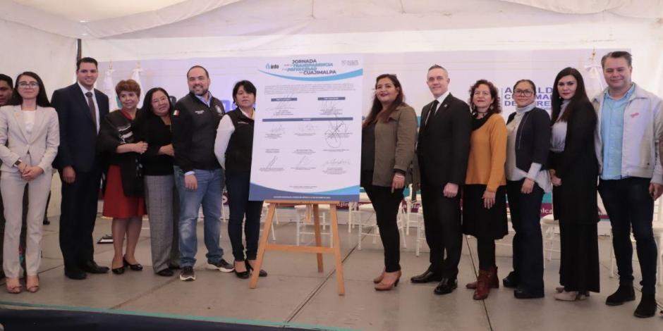 Se llevó a cabo la "Jornada por la Transparencia y por la Privacidad en Cuajimalpa"; destacaron que la alcaldía es la número uno en cumplir solicitudes de los vecinos.
