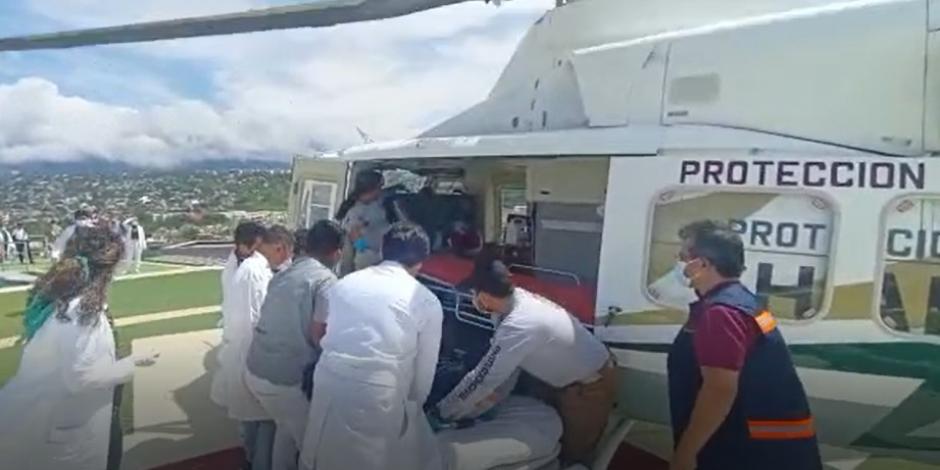 Las aeronaves del gobierno de Chiapas brindan atención a pacientes en estado crítico.