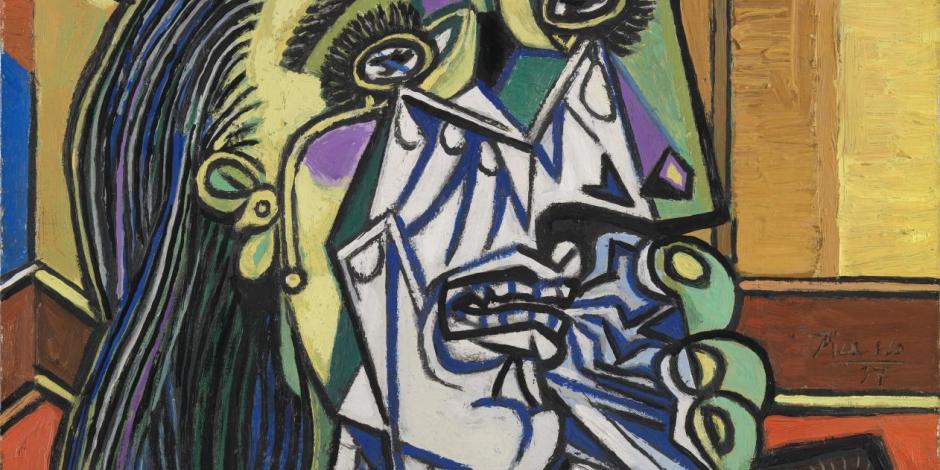 Pablo Picasso, La mujer que llora, óleo sobre lienzo, 1937.