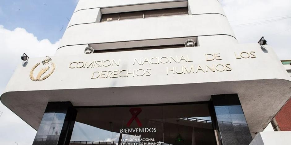 Edificio central de la Comisión Nacional de Derechos Humanos en la CDMX.