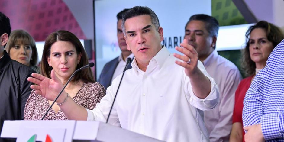 El dirigente nacional del PRI, Alejandro Moreno, asegura que  el INE y el Tribunal Electoral "encarnan la lucha de muchas generaciones" por contar con autoridades electorales imparciales