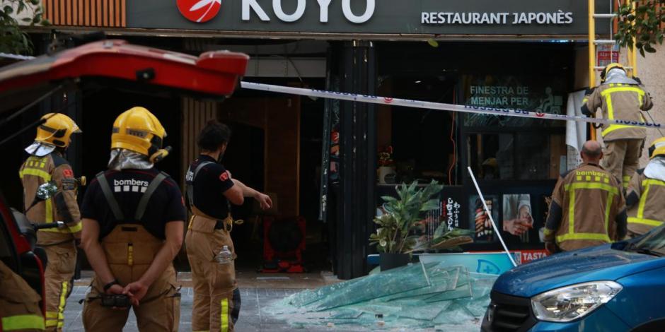 Explosión en un restaurante de Tarragona, España 