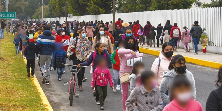 Menores de 5 y 6 años recibieron su primera vacuna en el Estado de México, el pasado 6 de octubre.