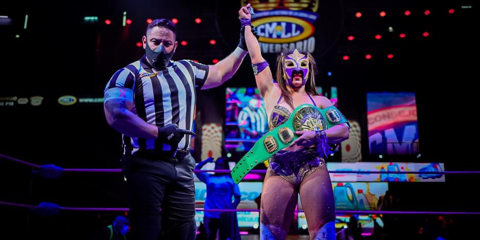 Lluvia ganó el Campeonato Universal de Amazonas del CMLL después de superar en la final a La Jarochita.