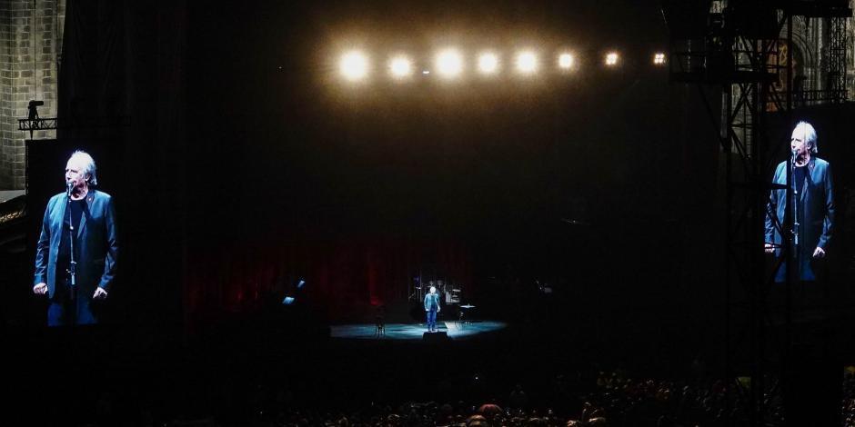 Joan Manuel Serrat dio su último concierto en CDMX.