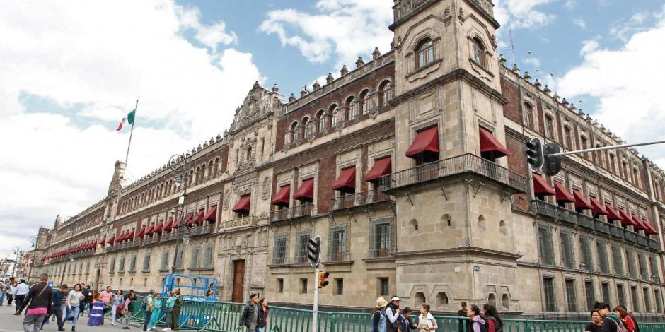 Palacio Nacional en la Ciudad de México, donde se concretará la reunión.