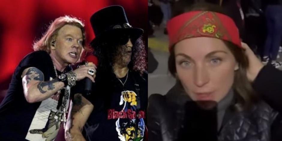 Ludwika Paleta denuncia que no pudo entrar a concierto de Guns N' Roses