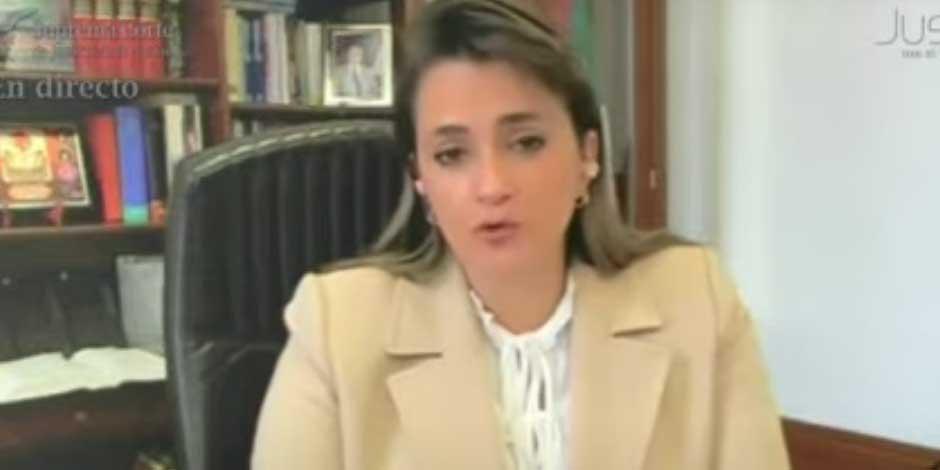 La ministra de la SCJN, ministra Ana Margarita Ríos Farjat