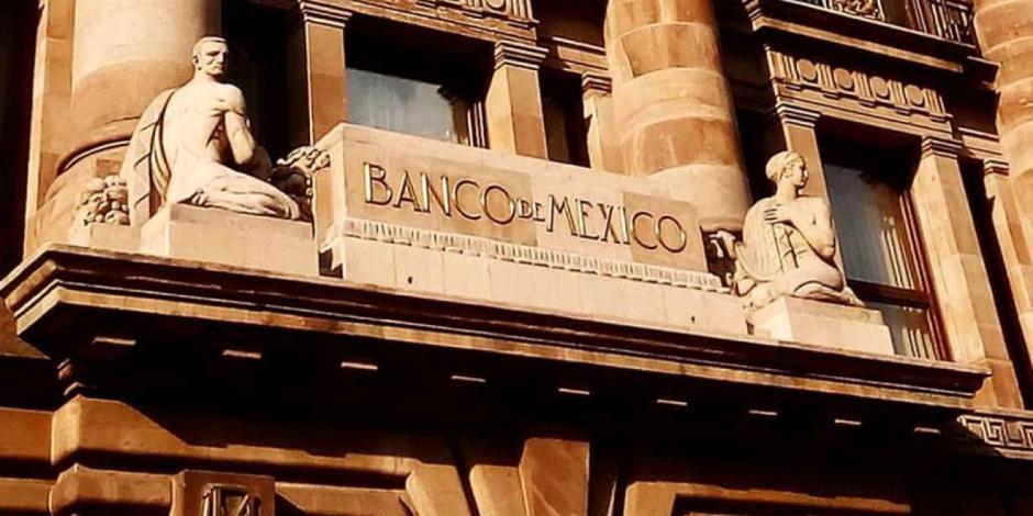 Fachada del Banco de México.