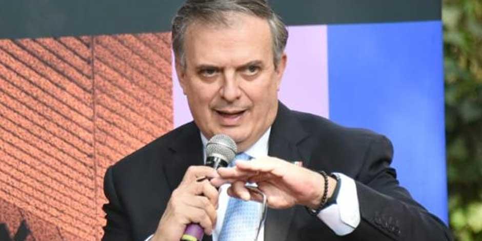 Marcelo Ebrard aspirante a la candidatura de Morena para el 2024.