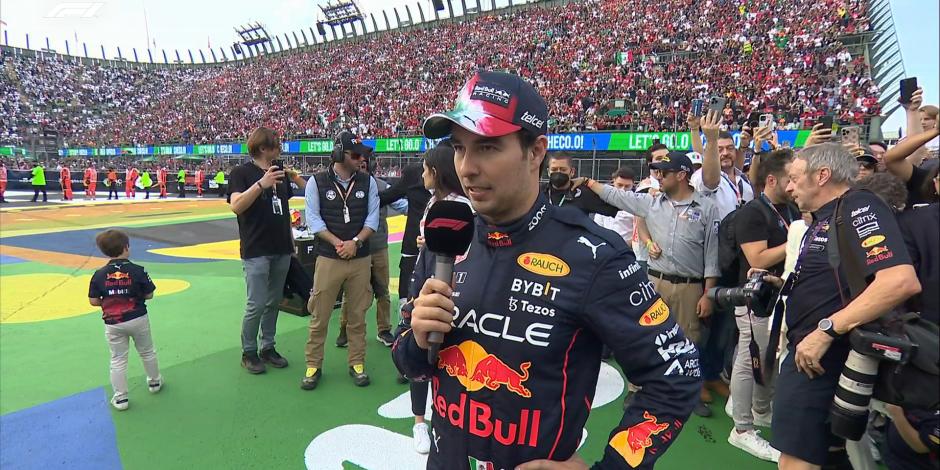 Checo Pérez habla tras el GP de México de F1.