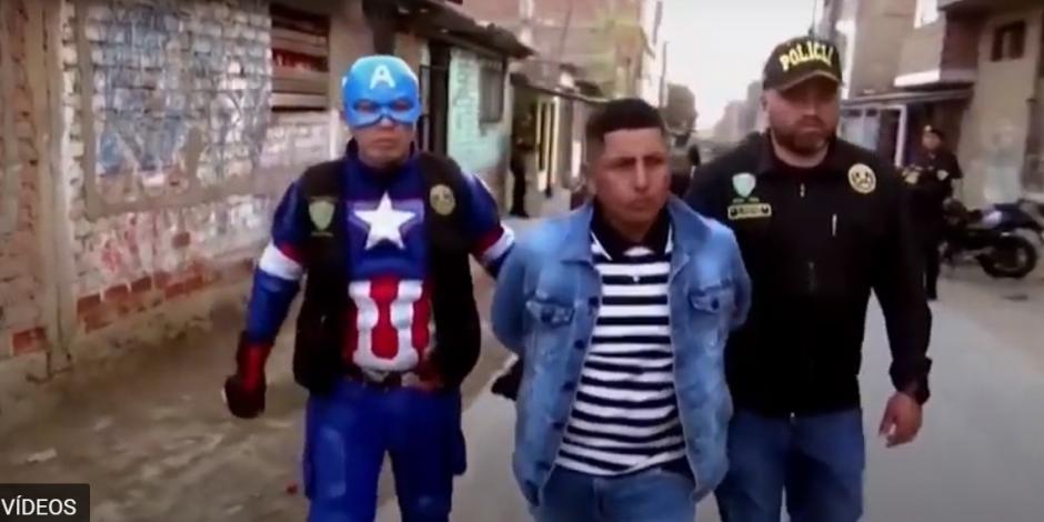 Para no levantar sospecha, Policía de Perú se disfrazó de superhéroes para detener a una familia que se dedicaba a fabricar y vender droga en escuelas primarias